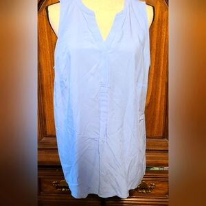 Crown and Ivy, blight blue blouse/tank. New with tags
